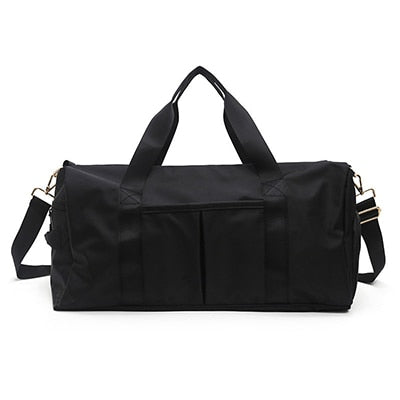 Canvas Sports Gym Bags Men Women Training Fitness Travel Handbag Yoga Mat Sport Bag With Shoes Compartment New Outdoor Waterproo