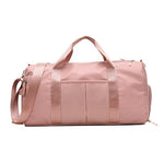 Load image into Gallery viewer, Canvas Sports Gym Bags Men Women Training Fitness Travel Handbag Yoga Mat Sport Bag With Shoes Compartment New Outdoor Waterproo
