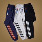 Load image into Gallery viewer, Men Joggers Pants Brand Casual Striped Male Trousers Black Blue Grey Cotton Sweatpants Mens Fitness Workout Pantalon Homme 5XL
