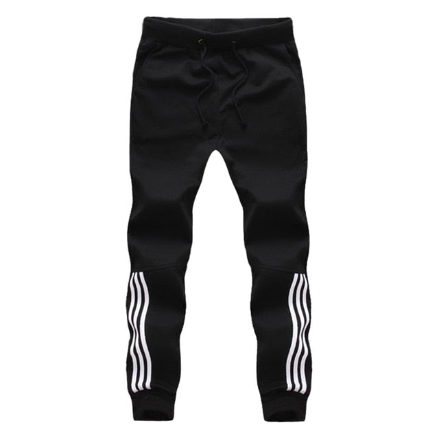 Men Joggers Pants Brand Casual Striped Male Trousers Black Blue Grey Cotton Sweatpants Mens Fitness Workout Pantalon Homme 5XL