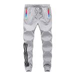 Load image into Gallery viewer, Men Joggers Pants Brand Casual Striped Male Trousers Black Blue Grey Cotton Sweatpants Mens Fitness Workout Pantalon Homme 5XL

