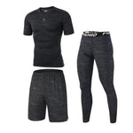 Load image into Gallery viewer, High Quality Compression Men&#39;s Sport Suits Quick Dry Running sets Clothes Sports Joggers Training Gym Fitness Tracksuits Running
