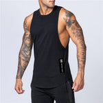 Load image into Gallery viewer, Workout Gym Mens Tank Top Vest Muscle Sleeveless Sportswear Shirt Stringer Fashion Clothing Bodybuilding Singlets Cotton Fitness
