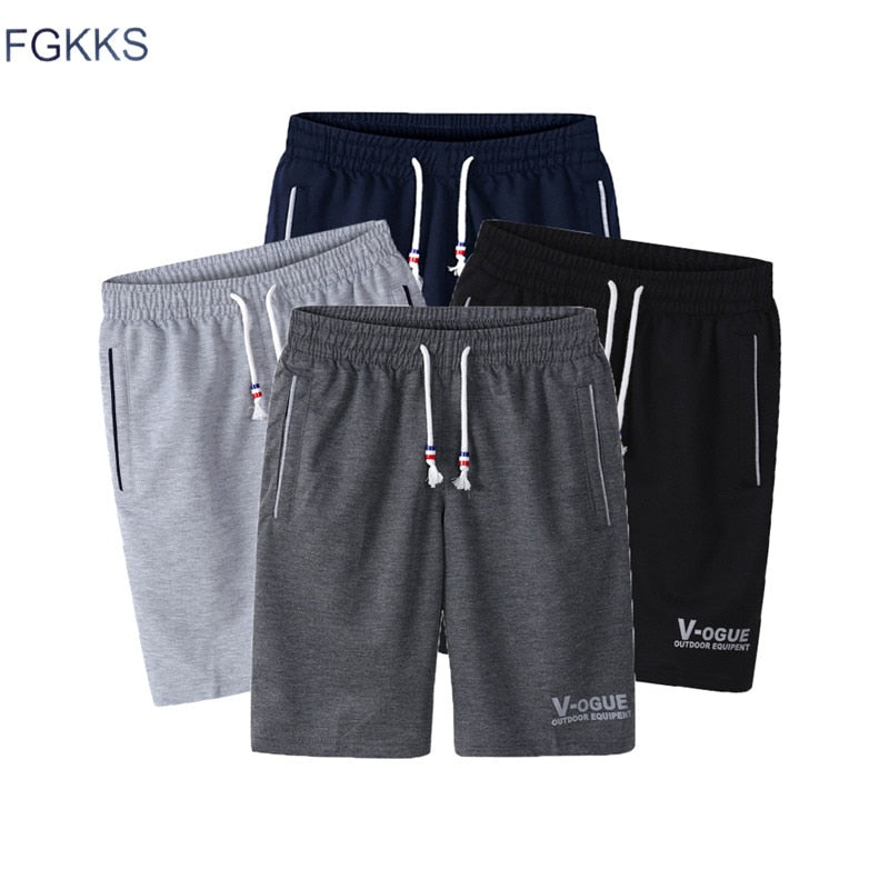 FGKKS Fashion Brand Men's Shorts 2020 Spring Summer Male Shorts Fitness Bodybuilding Workout Man Fashion Shorts