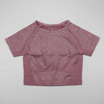 Load image into Gallery viewer, Solid Color Vital Seamless Yoga Shirt Women Fitness Short Sleeve Crop Top Workout Tops Gym Clothes Sportswear Running T-shirts
