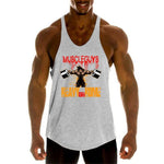 Load image into Gallery viewer, Workout Sports Shirt Brand Gym Mens Back Tank Top Vest Muscle Fashion Sleeveless Stringer Clothing Bodybuilding Singlets Fitness
