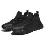 Load image into Gallery viewer, SUROM Running Shoes For Men Summer Sneakers Breathable Mesh Outdoor Sport Shoes Men Increase Black  Upper Lace Up Male Shoes
