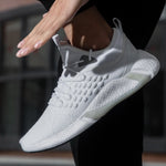 Load image into Gallery viewer, SUROM Running Shoes For Men Summer Sneakers Breathable Mesh Outdoor Sport Shoes Men Increase Black  Upper Lace Up Male Shoes
