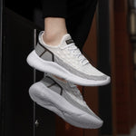 Load image into Gallery viewer, SUROM Running Shoes For Men Summer Sneakers Breathable Mesh Outdoor Sport Shoes Men Increase Black  Upper Lace Up Male Shoes
