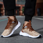 Load image into Gallery viewer, SUROM Running Shoes For Men Summer Sneakers Breathable Mesh Outdoor Sport Shoes Men Increase Black  Upper Lace Up Male Shoes
