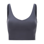 Load image into Gallery viewer, NWT U-Back Butter Soft Workout Gym Yoga Bras Women Racerback Tank Sexy Sports Sleeveless Shirt Loose Athletic Tops

