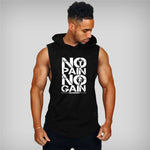 Load image into Gallery viewer, Brand Gyms Clothing Mens Bodybuilding Hooded Tank Top Cotton Sleeveless Vest Sweatshirt Fitness Workout Sportswear Tops Male
