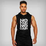 Load image into Gallery viewer, Brand Gyms Clothing Mens Bodybuilding Hooded Tank Top Cotton Sleeveless Vest Sweatshirt Fitness Workout Sportswear Tops Male
