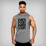 Load image into Gallery viewer, Brand Gyms Clothing Mens Bodybuilding Hooded Tank Top Cotton Sleeveless Vest Sweatshirt Fitness Workout Sportswear Tops Male
