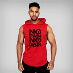 Load image into Gallery viewer, Brand Gyms Clothing Mens Bodybuilding Hooded Tank Top Cotton Sleeveless Vest Sweatshirt Fitness Workout Sportswear Tops Male
