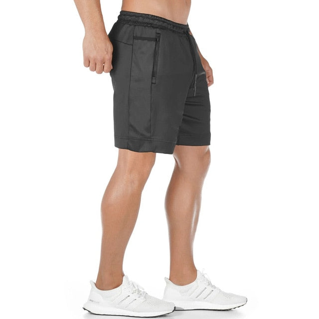 Running Quick dry Shorts Mens Gym Fitness Sports Bermuda Jogging Training Short Pants Summer Male Multi-pocket Beach Sweatpants
