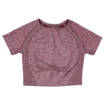 Load image into Gallery viewer, Seamless Yoga Top Long Sleeve Workout Tops for Women Fitness Vital Gym Crop Top Athletic Gym Shirt Women Sportswear Short Active
