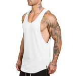 Load image into Gallery viewer, Brand gym clothing cotton singlets canotte bodybuilding stringer tank top men fitness shirt muscle guys sleeveless vest Tanktop

