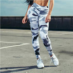 Load image into Gallery viewer, Ins Hot Fashion Workout Leggings For Women High Waist Push Up Legging Camouflage Printed Female Fitness Pants Casual Trousers
