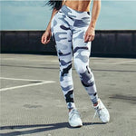 Load image into Gallery viewer, Ins Hot Fashion Workout Leggings For Women High Waist Push Up Legging Camouflage Printed Female Fitness Pants Casual Trousers
