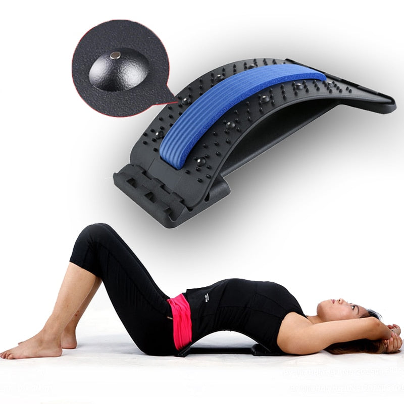 Magnetic Back Massage Muscle Stretcher Posture Corrector Stretch Relax Stretcher Lumbar Support Spine Pain Relief Chiropractic