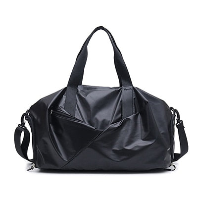 Canvas Sports Gym Bags Men Women Training Fitness Travel Handbag Yoga Mat Sport Bag With Shoes Compartment New Outdoor Waterproo