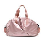 Load image into Gallery viewer, Canvas Sports Gym Bags Men Women Training Fitness Travel Handbag Yoga Mat Sport Bag With Shoes Compartment New Outdoor Waterproo
